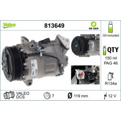 AC Compressor VALEO 813649 OE Ref 92600CY71A