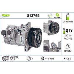 AC Compressor VALEO 813769 OE Ref 9520067JA0