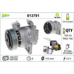AC Compressor VALEO 813791 OE Ref B000776180