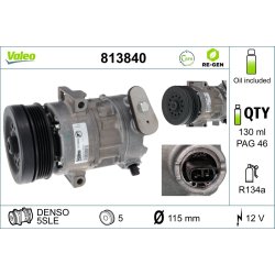 AC Compressor VALEO 813840 OE Ref 39006352