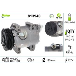 AC Compressor VALEO 813940 OE Ref 0012300711