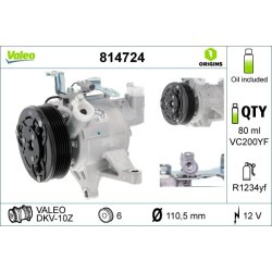 AC Compressor VALEO 814724 OE Ref 73111FJ011