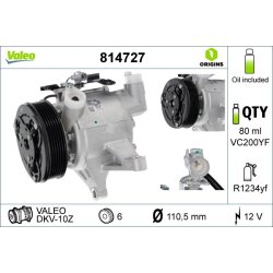 AC Compressor VALEO 814727 OE Ref 73111VA021