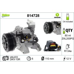 AC Compressor VALEO 814728 OE Ref 73111SG000