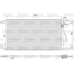 Air Conditioning Condenser VALEO 815065 OE Ref 1752264