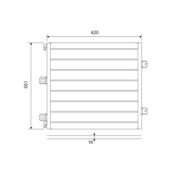 Air Conditioning Condenser VALEO 815127 OE Ref 5010514079