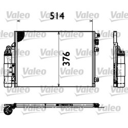 AC Condenser VALEO 817428 OE Ref 7700428083