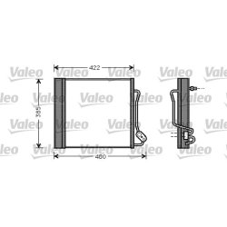 AC Condenser VALEO 817801 OE Ref 0001632V003