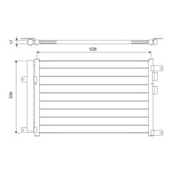 Condenseur de climatisation VALEO 817818 pour ALFA ROMEO 147, 156, GT OE 0060668109 VALEO