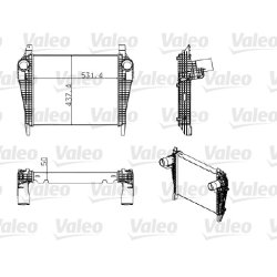 Intercooler VALEO 818777 OE Ref 504028467