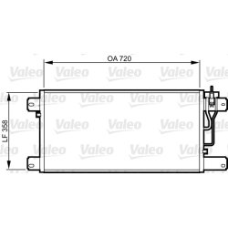 Air Conditioning Condenser VALEO 818988 OE Ref 1782207
