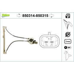 Lève-vitre VALEO 850314 pour CITROEN, PEUGEOT SAXO, 106 VALEO