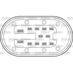 Window Regulator VALEO 850401 OE Ref 6K3837402G