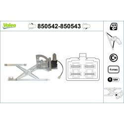 Lève-vitre VALEO 850542 pour HONDA, ROVER CIVIC, 400 OE CUH102070 VALEO