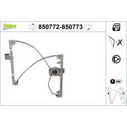 Lève-vitre VALEO 850772 pour VAUXHALL CORSA, CORSAVAN OE 140443 VALEO
