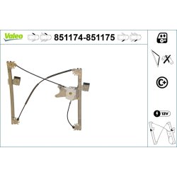 Lève-vitre VALEO 851174 pour VW GOLF, VENTO OE 1H0837461 VALEO