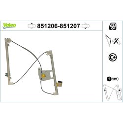 Lève-vitre VALEO 851206 pour PEUGEOT 208 OE 9673155280 VALEO