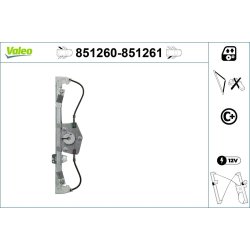 Lève-vitre VALEO 851260 pour BMW X1 OE 2990387 VALEO