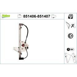 Lève-vitre VALEO 851406 pour PEUGEOT 2008, 208 OE 1619991180 VALEO