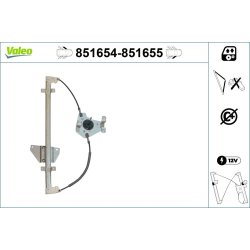 Lève-vitre VALEO 851654 pour NISSAN NAVARA OE 80701-EB300 VALEO