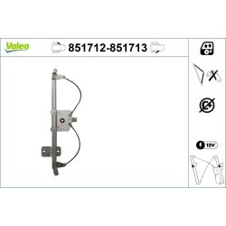 Lève-vitre VALEO 851712 pour RENAULT, CAPTUR OE 807019225R VALEO