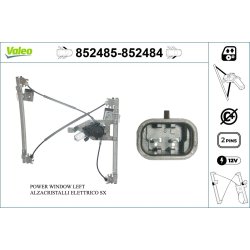 Lève-vitre VALEO 852485 pour SKODA OCTAVIA OE 1U0837461A VALEO