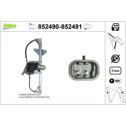 Lève-vitre VALEO 852490 pour SAAB 9-3 OE 12788801 VALEO