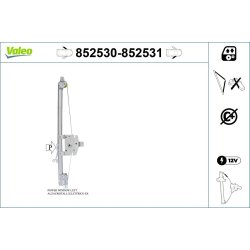 Lève-vitre VALEO 852530 pour FIAT, VAUXHALL, RENAULT, VALEO