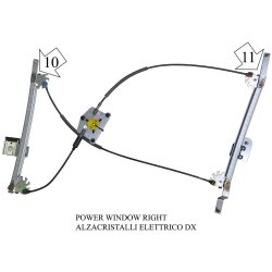 Window Regulator VALEO 852552 OE Ref 8T0837461