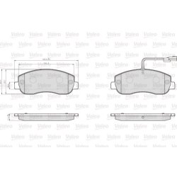 Disc Brake Pad Set VALEO 872147 OE Ref 410604386R