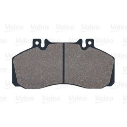 Jeu de plaquettes de frein VALEO 882242 pour camions IVECO et RENAULT, référence d'origine 1906144