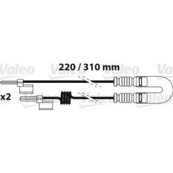 Brake Pad Wear Warning Contact VALEO 882339 OE Ref A6695400917