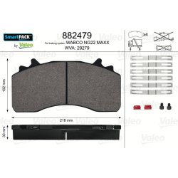 Disc Brake Pad Set VALEO 882479 OE Ref 6403229302