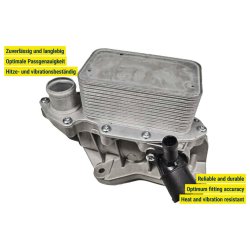 Boîtier de filtre à huile V46-60-0065 pour RENAULT, MASTER OE 1520800Q1B VEMO