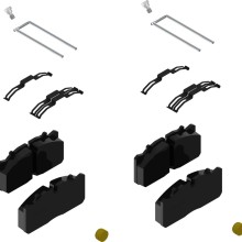 Brake Pad Set WABCO 12999782 OE Ref 81508206006 WABCO