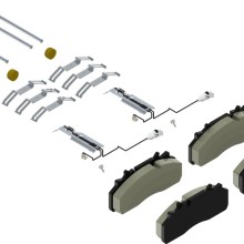Brake Pad Set WABCO 12999791 OE Ref 1628064 WABCO