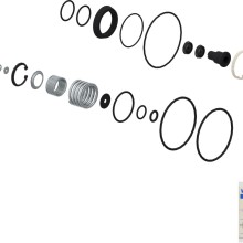 Relay Valve Repair Kit WABCO 9710020062 OE Ref 110177 WABCO